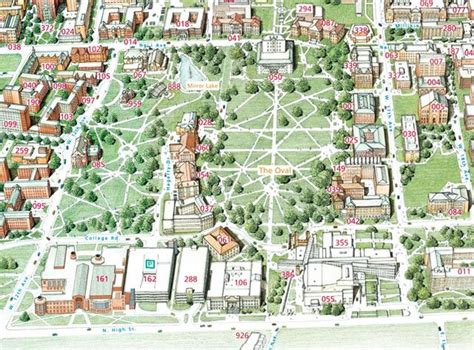 Ohio State University Campus Map Gadgets 2018