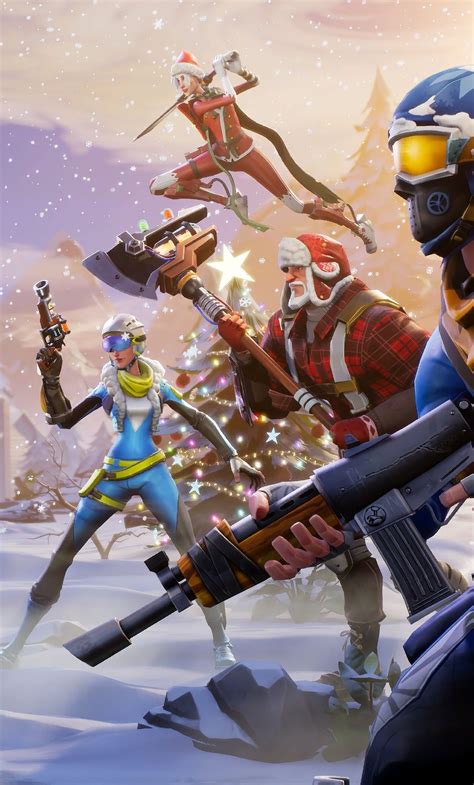 Are you ready for playstation®5? 1280x2120 Fortnite Winter Season iPhone 6+ HD 4k Wallpapers, Images, Backgrounds, Photos and ...
