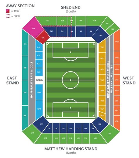 Stamford Bridge Seating Plan Chelsea Stadium Stamford Bridge