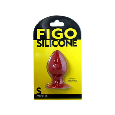 Figo Cone Anal Butt Plug Small Sex Toy Red Ebay