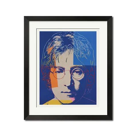John Lennon X Andy Warhol Pop Art The Beatles Portrait 22x27 Poster