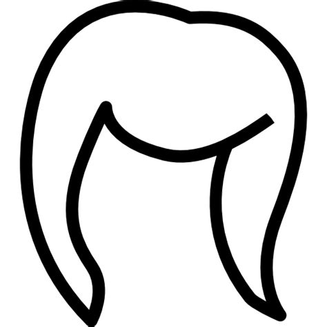 Free Icon Female Blond Hair Shape Outline