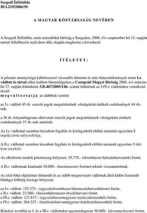 a magyar kÖztÁrsasÁg nevÉben Í t É l e t e t pdf free download