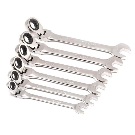 Automotive Hand Tools Industrial Ratchet Spanner Wrench Set Flexi Head