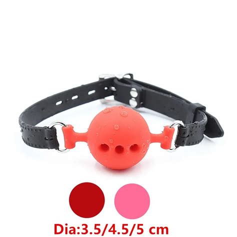 Silicone Ball Plug Ball Gag Bondage Slave Em Jogos Adultos Para Casais Fetish Sex Toys For