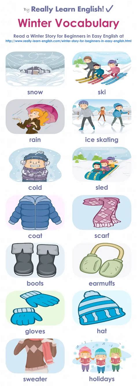 Winter Story For Beginners In Easy English