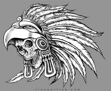 In My Sketchbook Aztec Tattoo Designs Name Tattoo Designs Skull