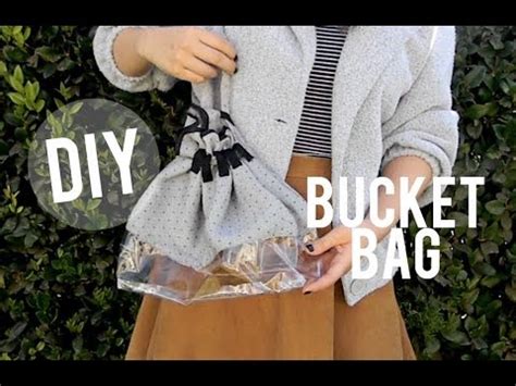 Bucket Bag Diy Alexander Wang Inspired Youtube