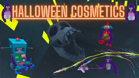 All New Halloween Cosmetics And Update Release Date Gorilla Tag