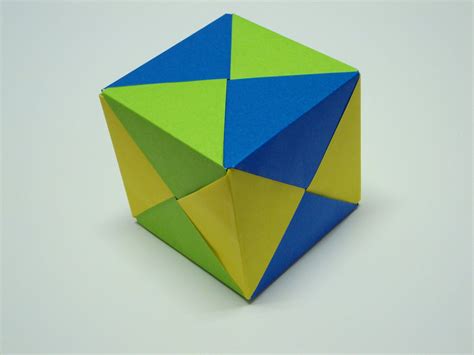 Como Se Hace Un Cubo Modular Origami Sencillocubo Modular