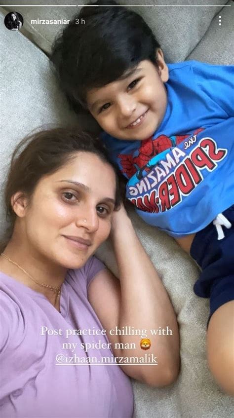 Sania Mirza Shares Cutest Post Practice Click With Son Izhaan