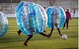 Pictures of Soccer With Bubble Suits