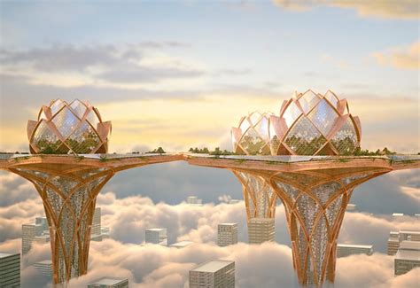 City In The Sky Future City Concept By Hrama Most Beautiful Houses