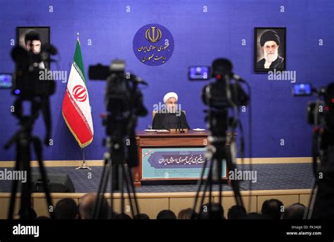 tehran iran 6th mar 2016 iranian president hassan rouhani attends a press conference in
