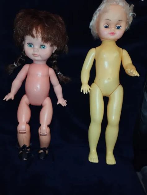 Vintage Toyse Made In Spain Doll Toy And Large Plastic Error Dolls Lot