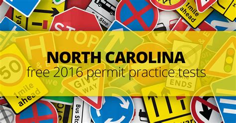 Free North Carolina Dmv Road Signs Permit Practice Test 2016 Nc