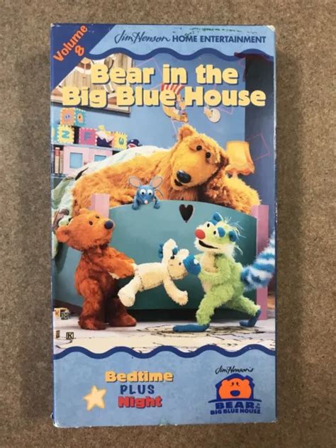Bear In The Big Blue House Volume 8 Bedtimenight Vhs 1999 1709