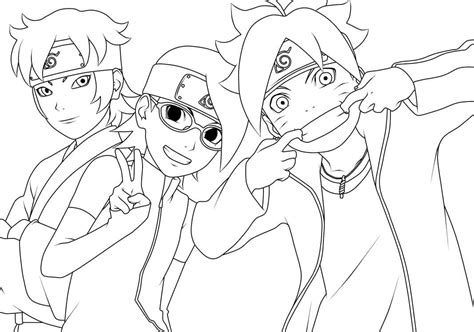 Coloriage Boruto 2 Télécharger Et Imprimer Gratuit Sur Coloriageenfantcom