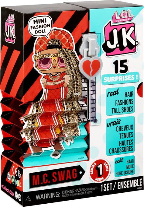 Lol Surprise Jk Mini Fashion Doll Mc Swag Con 15 Sorpresas Incluyendo