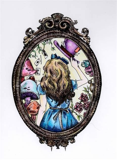 Through The Looking Glass Colored By Sweetsarcasm On Deviantart