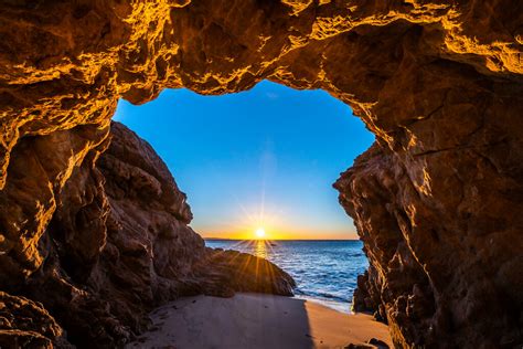 Nikon D850 Malibu Sea Cave Sunset Fine Art El Matador State Beach