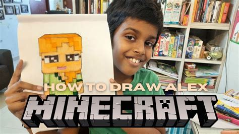 How To Draw Alex From Minecraft Cute Step By Stepeasy For Beginners Game Character Youtube