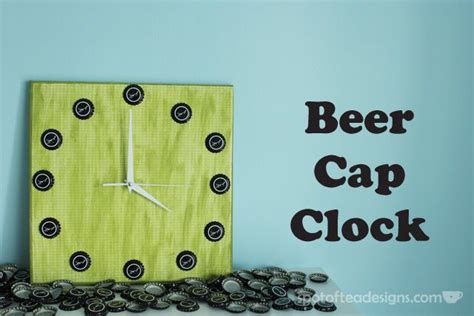 Beer Cap Clock Tutorial Bottle Cap Crafts