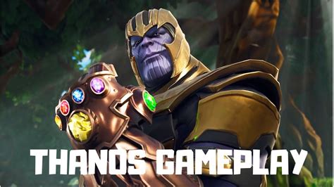 Fortnite Thanos Gameplay Very First Lobby Youtube