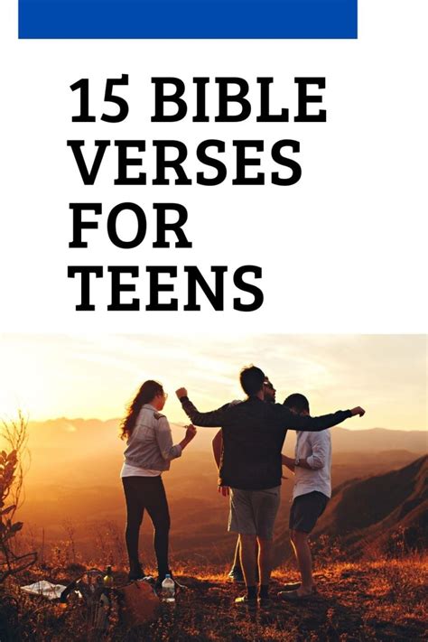 Bible Verses For Teens 4 Hats And Frugal