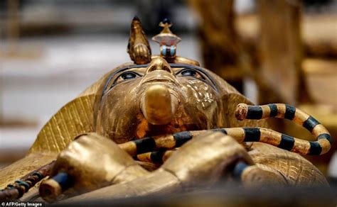 3300 Years Old King Tuts Golden Coffin Removed From Tomb For The First