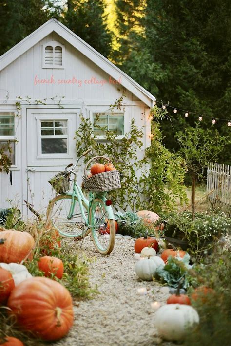 Simple And Charming Autumn Greenhouse French Country Cottage