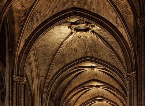 Notre Dame Medieval Stonemasons Built Vaulted Ceilings To Protect