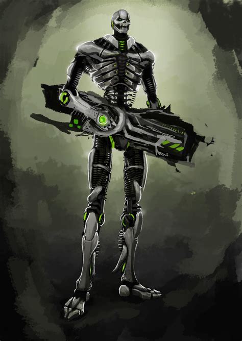 Robot Alien Zombie By Axl Perk On Deviantart