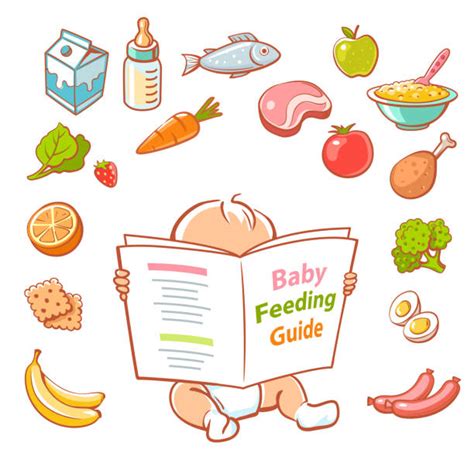 All baby shower clipart below is available to you for. Best Baby Eating Illustrations, Royalty-Free Vector ...
