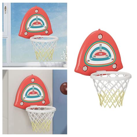 Mini Basketball Ring Hoop Net Wall Mounted Indooroutdoor Hanging Set