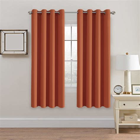 Hversailtex Solid Thermal Insulated Grommet Blackout Window Curtain