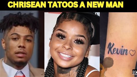 Chrisean Rock Gets A New Man Name Tattooed On Her Body Blueface Comes