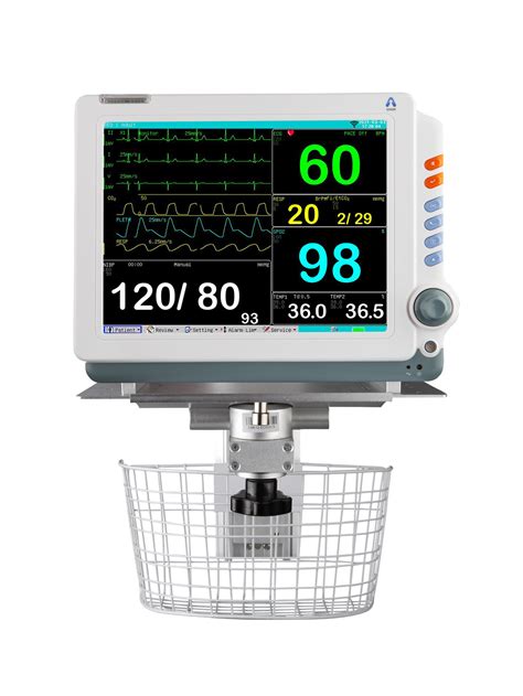12 Inch Icu Care 5 Parameters Patient Monitor With Touch Screen Ibp Etco2 Printer Function
