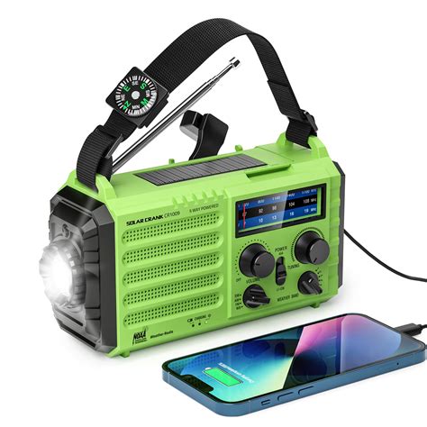 Buy Emergency Weather Radio With Noaa Am Fm Solar Hand Crank Radio With 5000mah Rechargeable