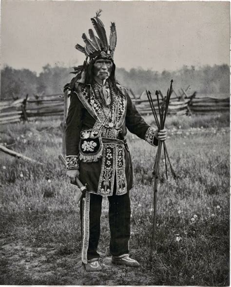 Chief Danforth Near Ohsweken Ontario Iroquois Oneida No Date Native American Tribes