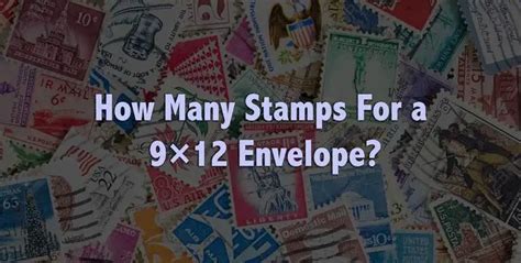 How Many Stamps For A Envelope Cost Update
