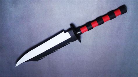 You are going to need. | DIY | How to make a paper'' Rambo Knife'' - EASY PAPER ...