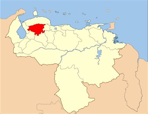 Filevenezuela Lara State Locationsvg Venezuela Island Map