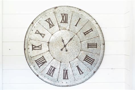 Check spelling or type a new query. Galvanized Clock | The Magnolia Market | Galvanized clock ...