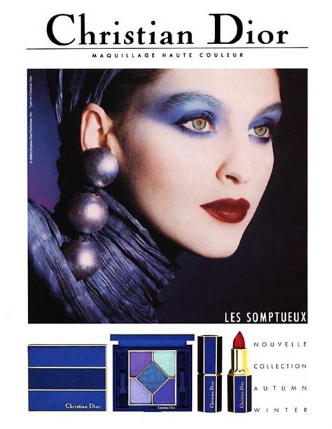 Christian Dior Maquillage 1980 S Susie Bick By Tyen Vintage Makeup Ads Makeup Ads Vintage Makeup