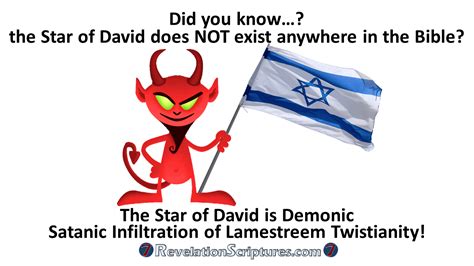 Star Of David Is Demonic Satanic Infiltration Of Christianity