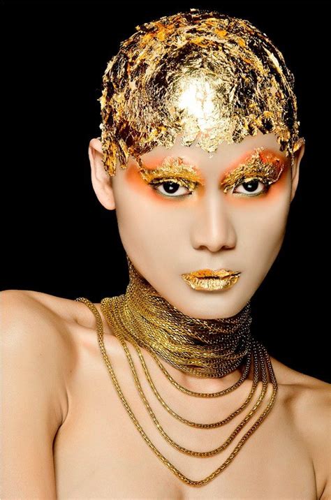 116 Best Gold Leaf Images On Pinterest Gold Leaf Makeup