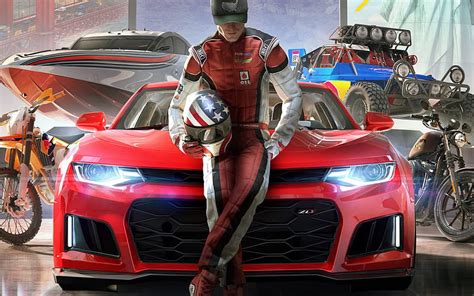The Crew 2 2018 Poster New Game Car Simulator Ubisoft Playstation
