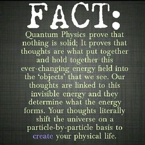 Thought Energy Quantum Physics Quantum Physics Thoughts Are Energy