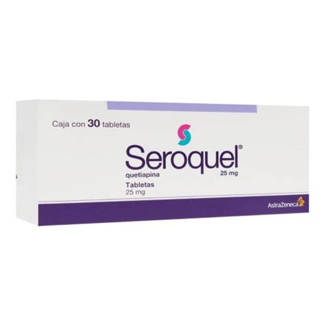 seroquel quetiapina 25 mg con 30 comprimidos prixz farmacia a domicilio